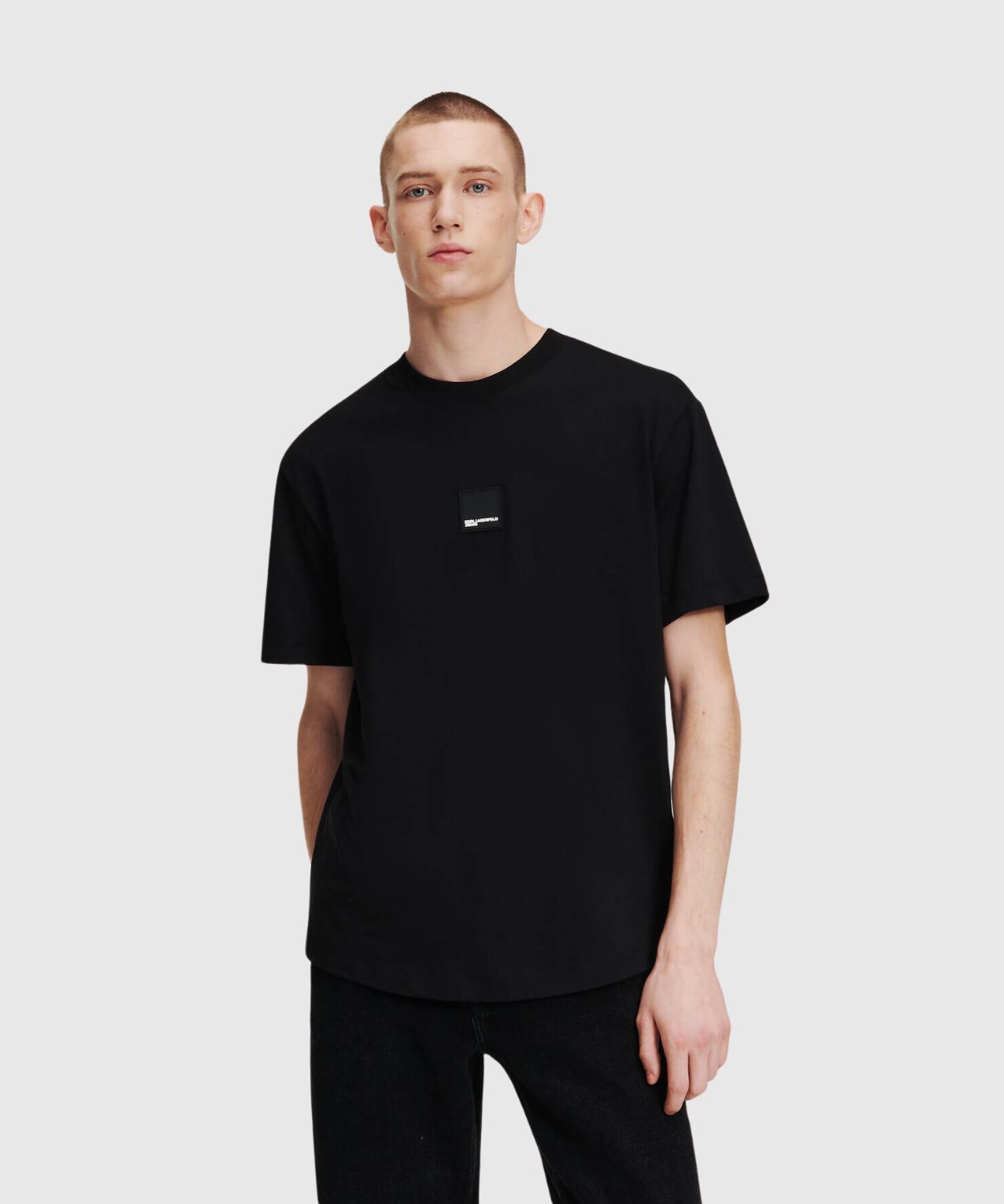 KLJ Regular Curved Hem Tee