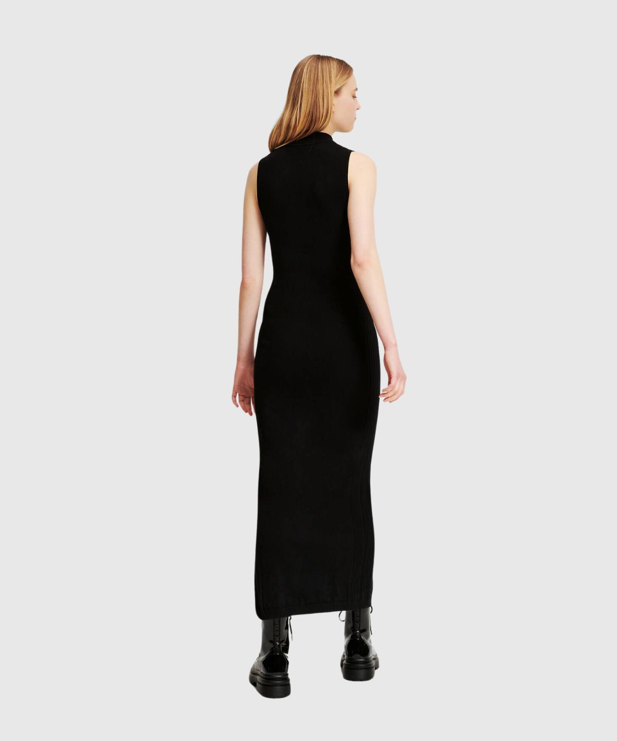 KLJ Knitted Long Slvless Dress