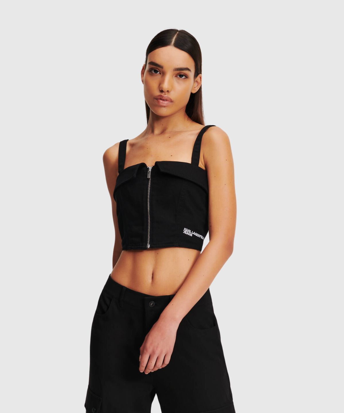 KLJ Folded Bustier Top