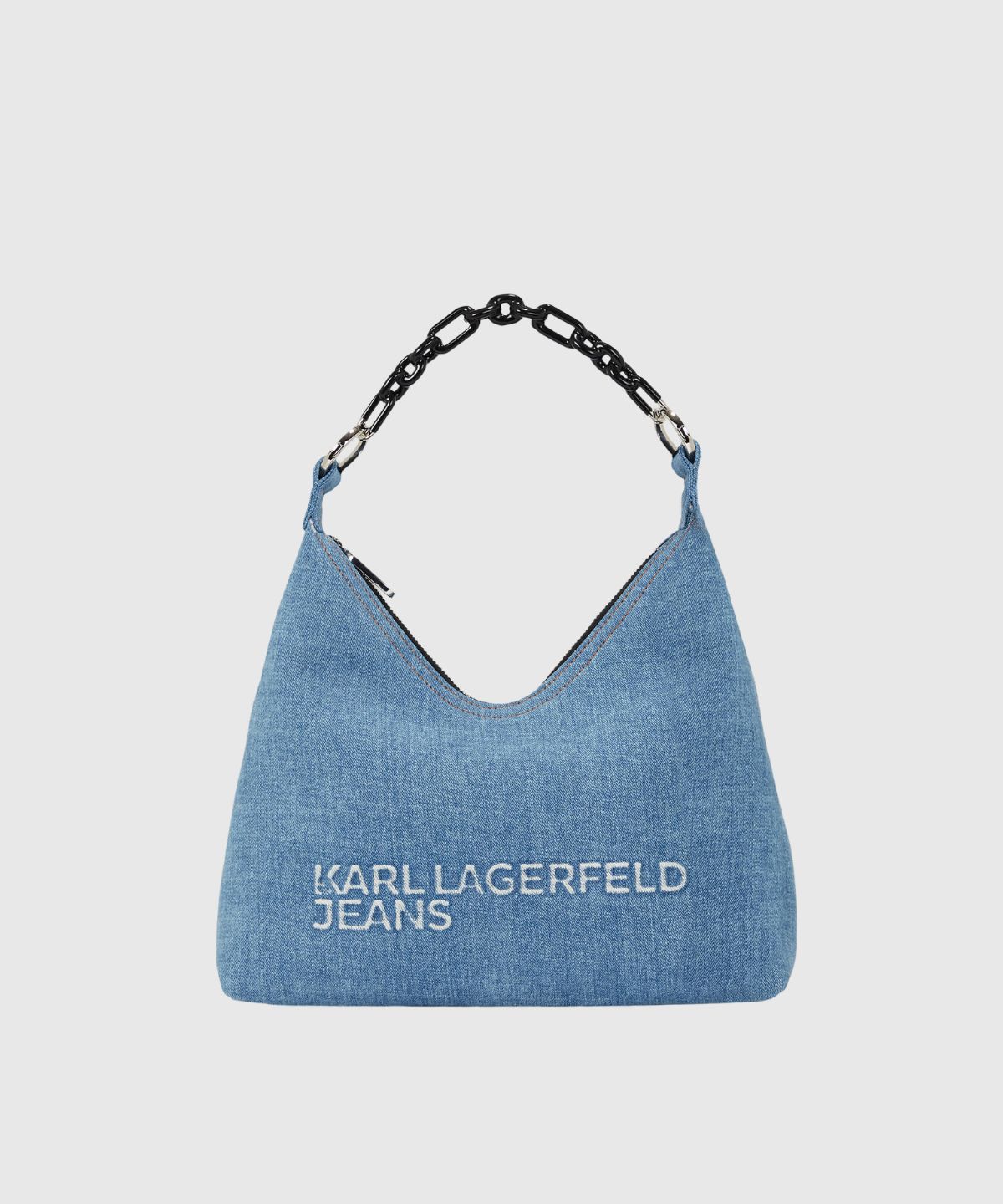 KLJ Denim Shoulder Bag