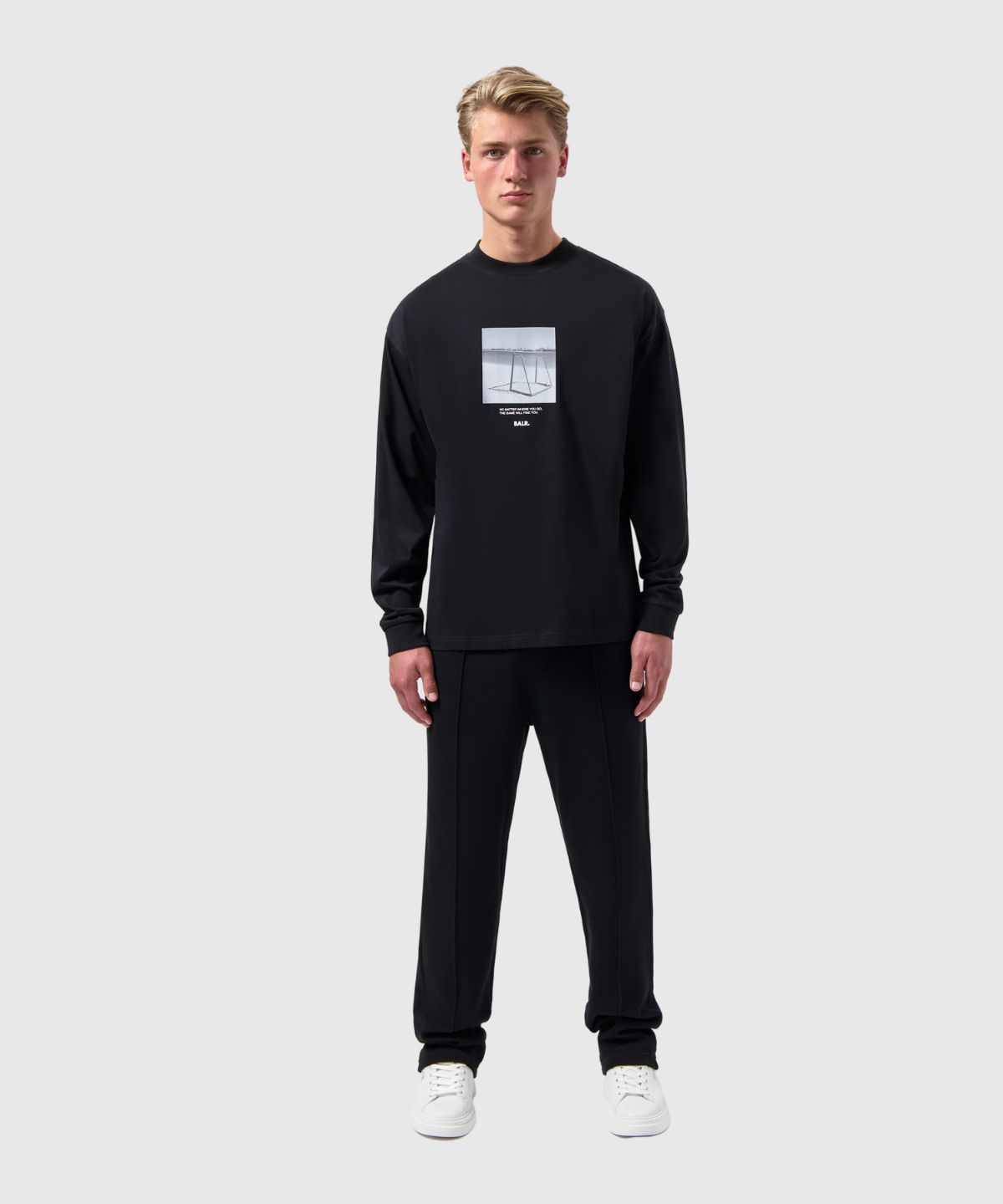 BALR. Goal Box Fit Long Sleeve T-Shirt