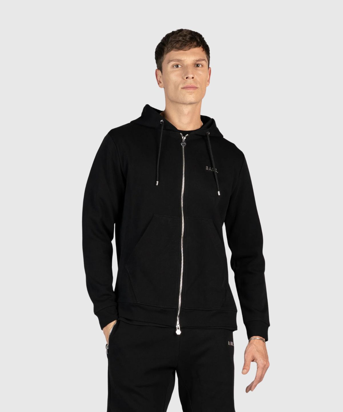 Q-Series Regular Fit Zip Through Hoodie