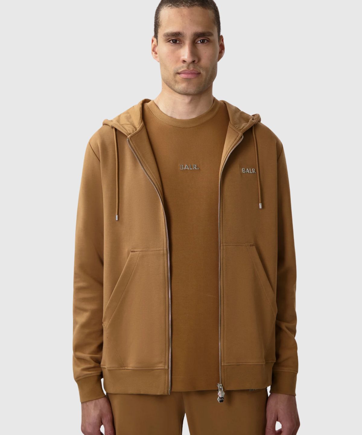 Q-Series Regular Fit Zip Through Hoodie