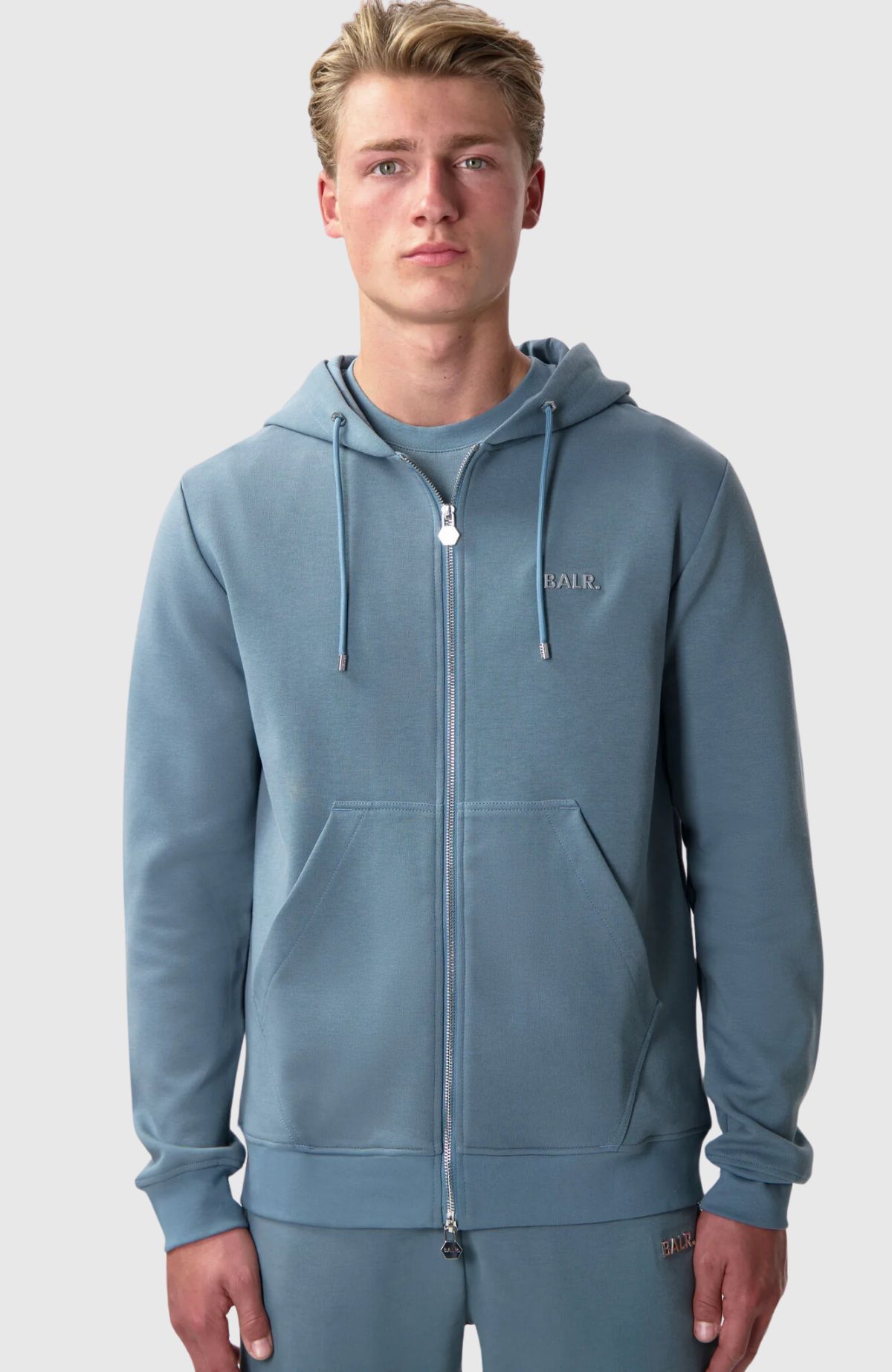 Q-Series Regular Fit Zip Through Hoodie