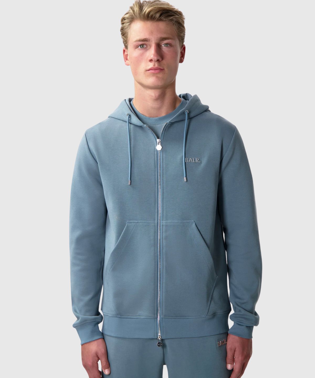 Q-Series Regular Fit Zip Through Hoodie