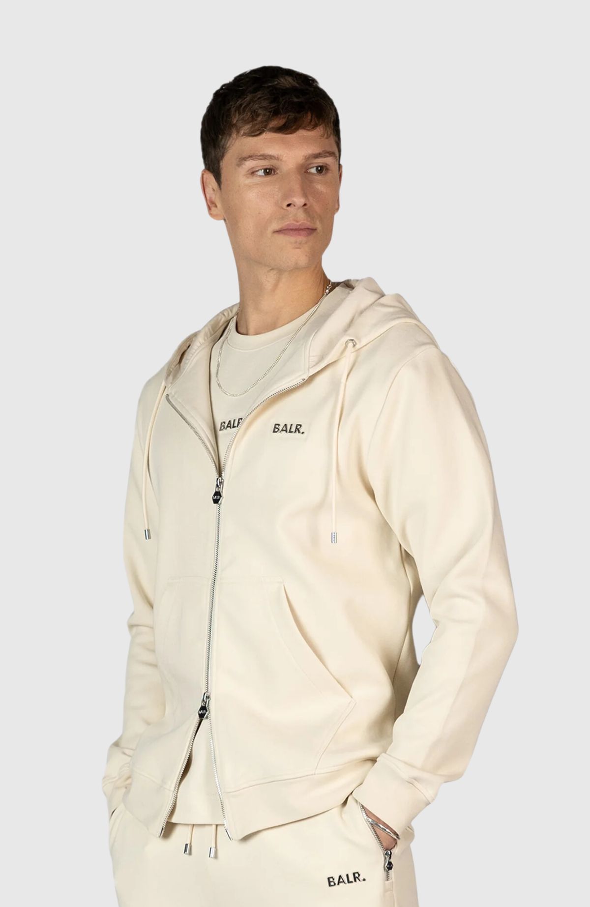 Q-Series Regular Fit Zip Through Hoodie