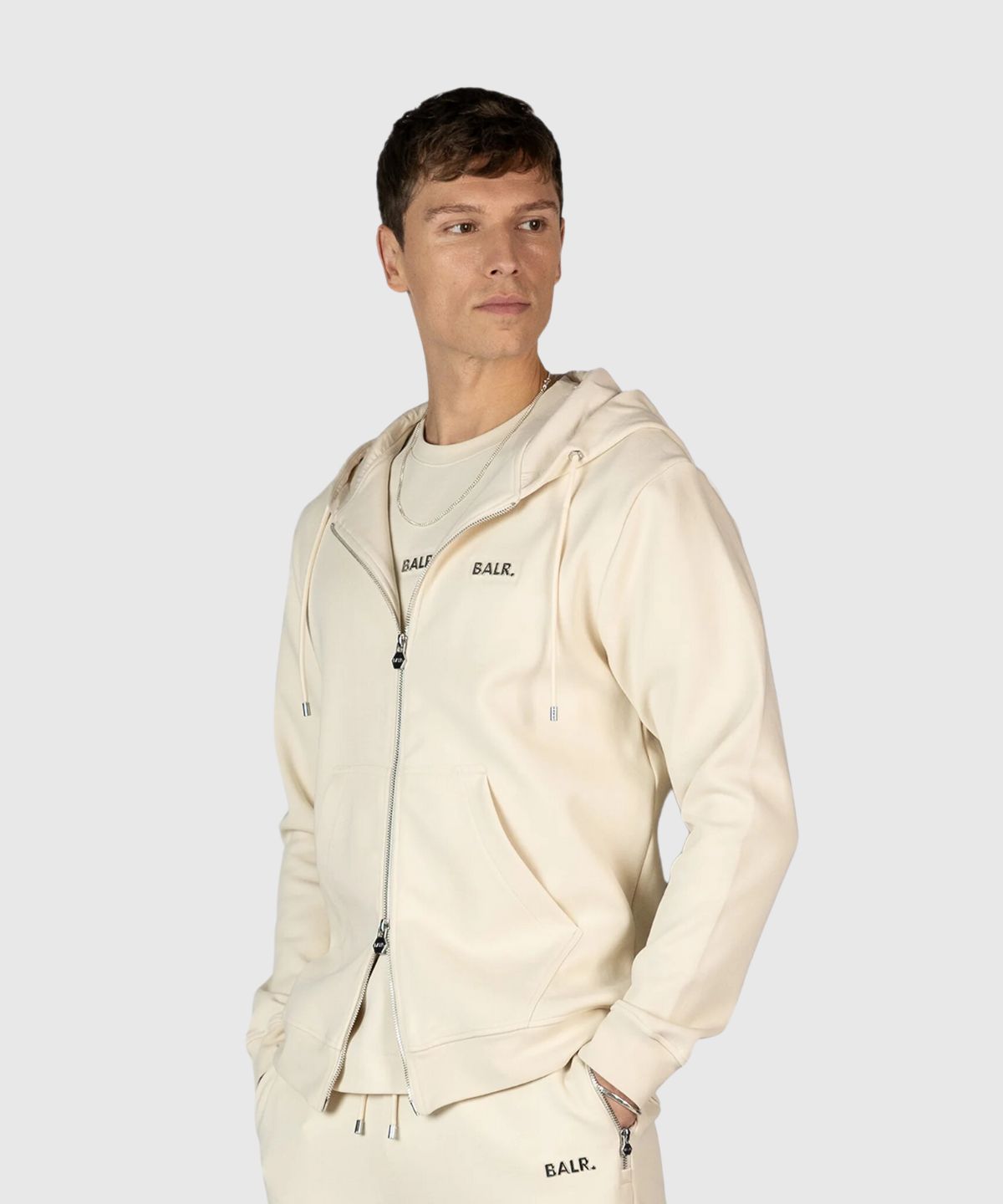 Q-Series Regular Fit Zip Through Hoodie