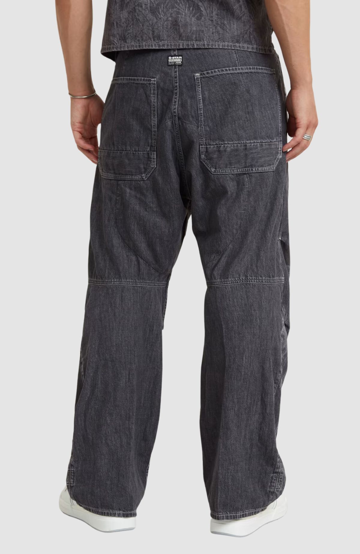 Pleated Denim Pant