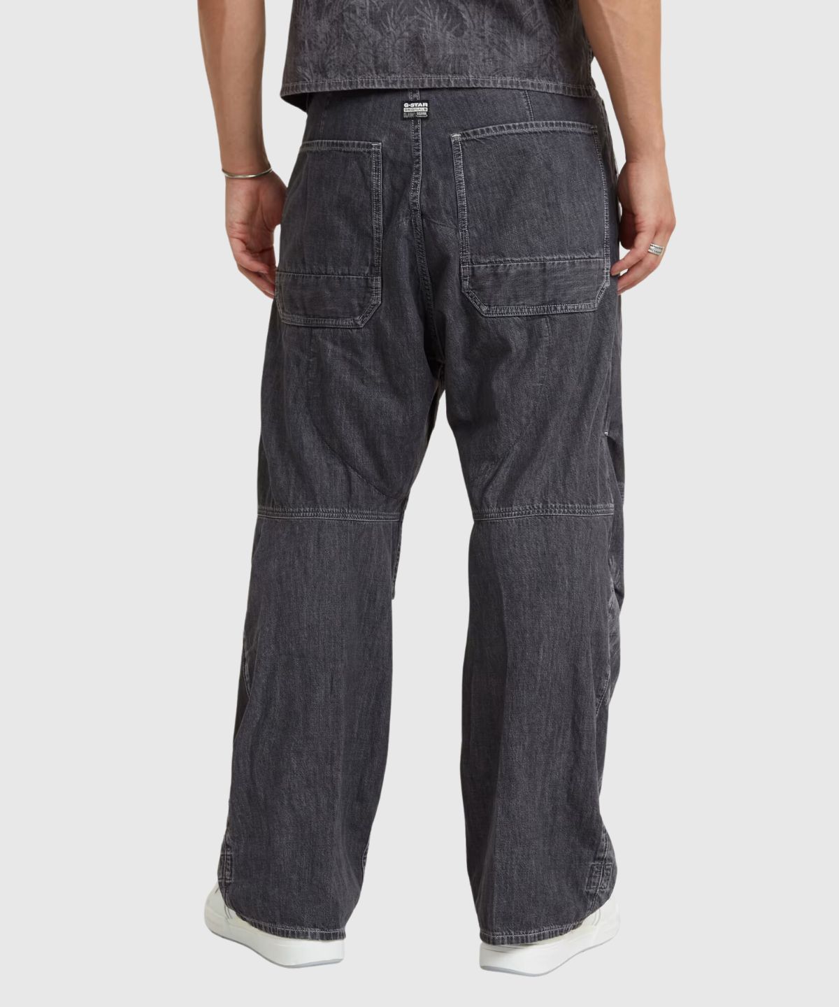 Pleated Denim Pant