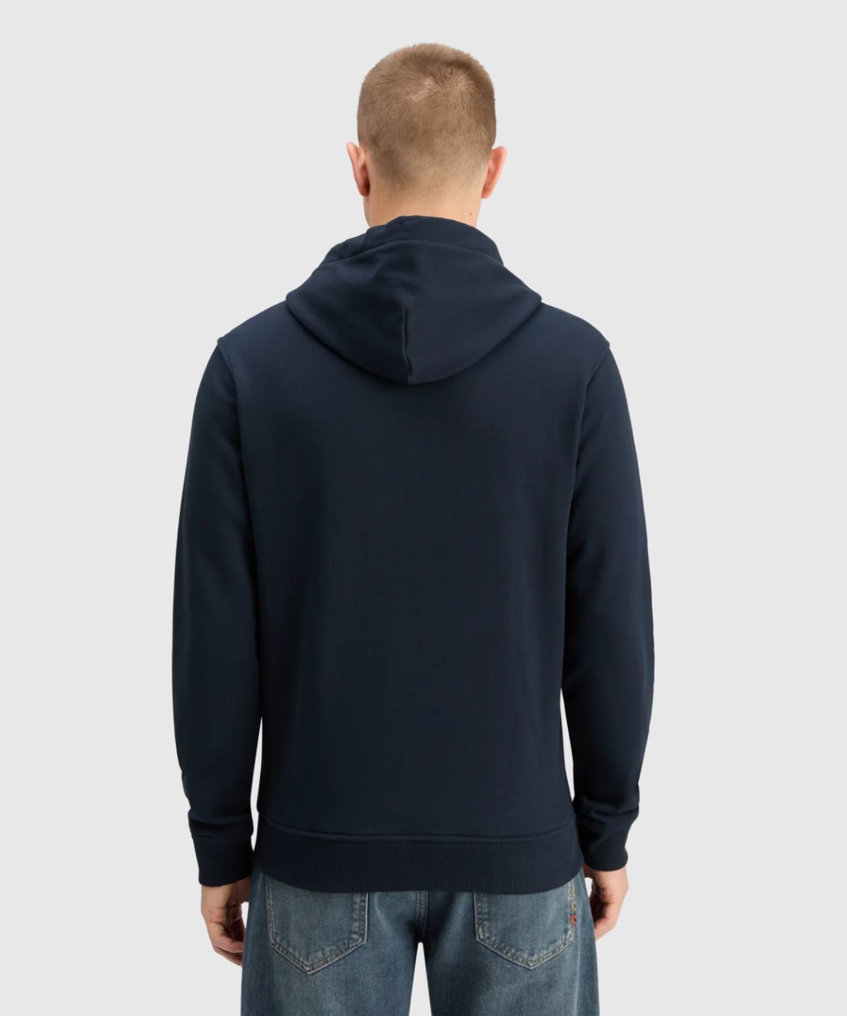 Essential Logo Badge Zip-Through Hoodie