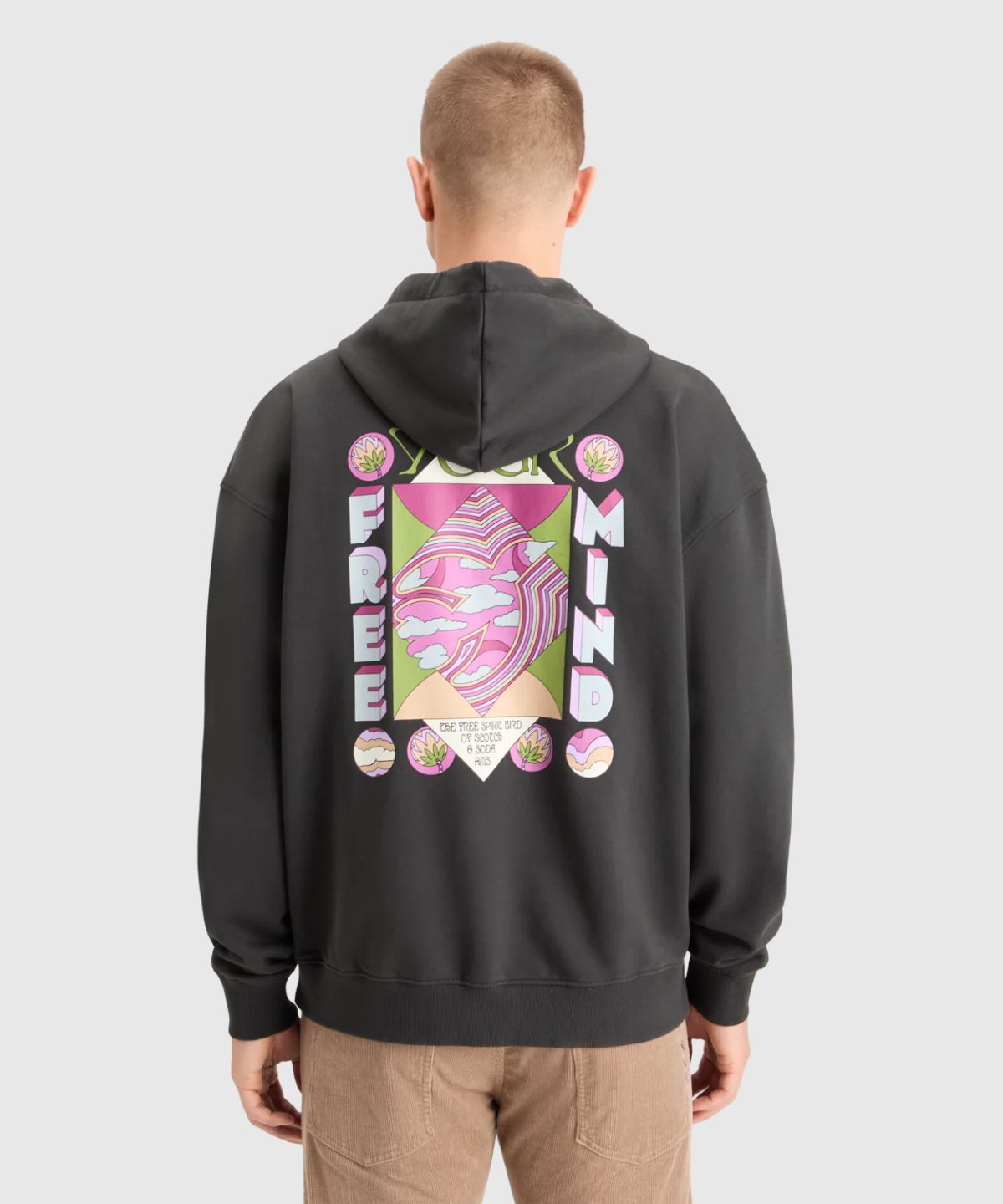 Loose Fit Back Artwork Hoodie