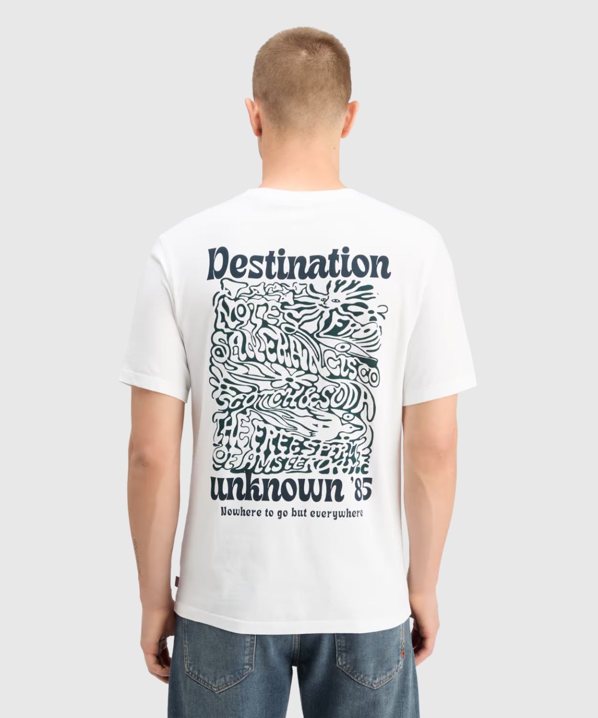 Regular Fit Front Back Artwork T-Shirt