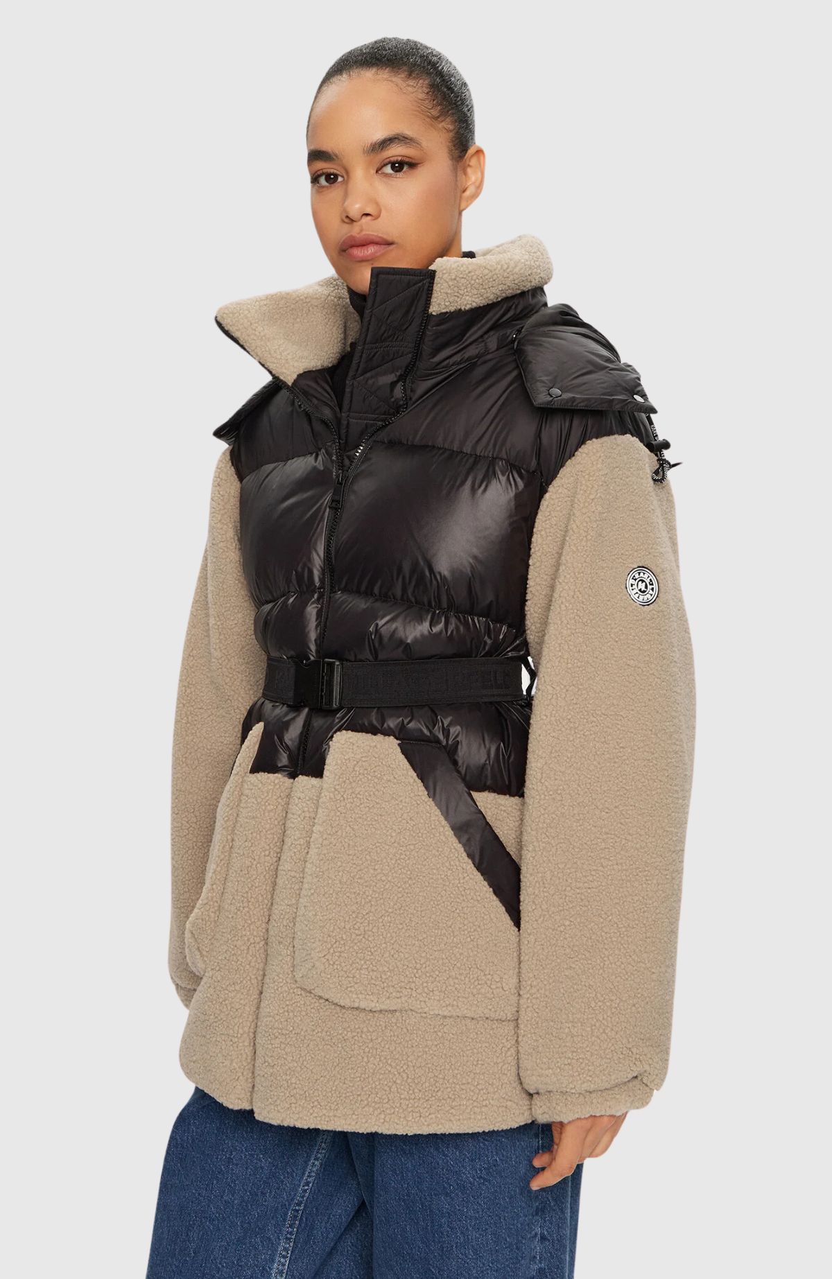 Shearling Mix Down Jacket