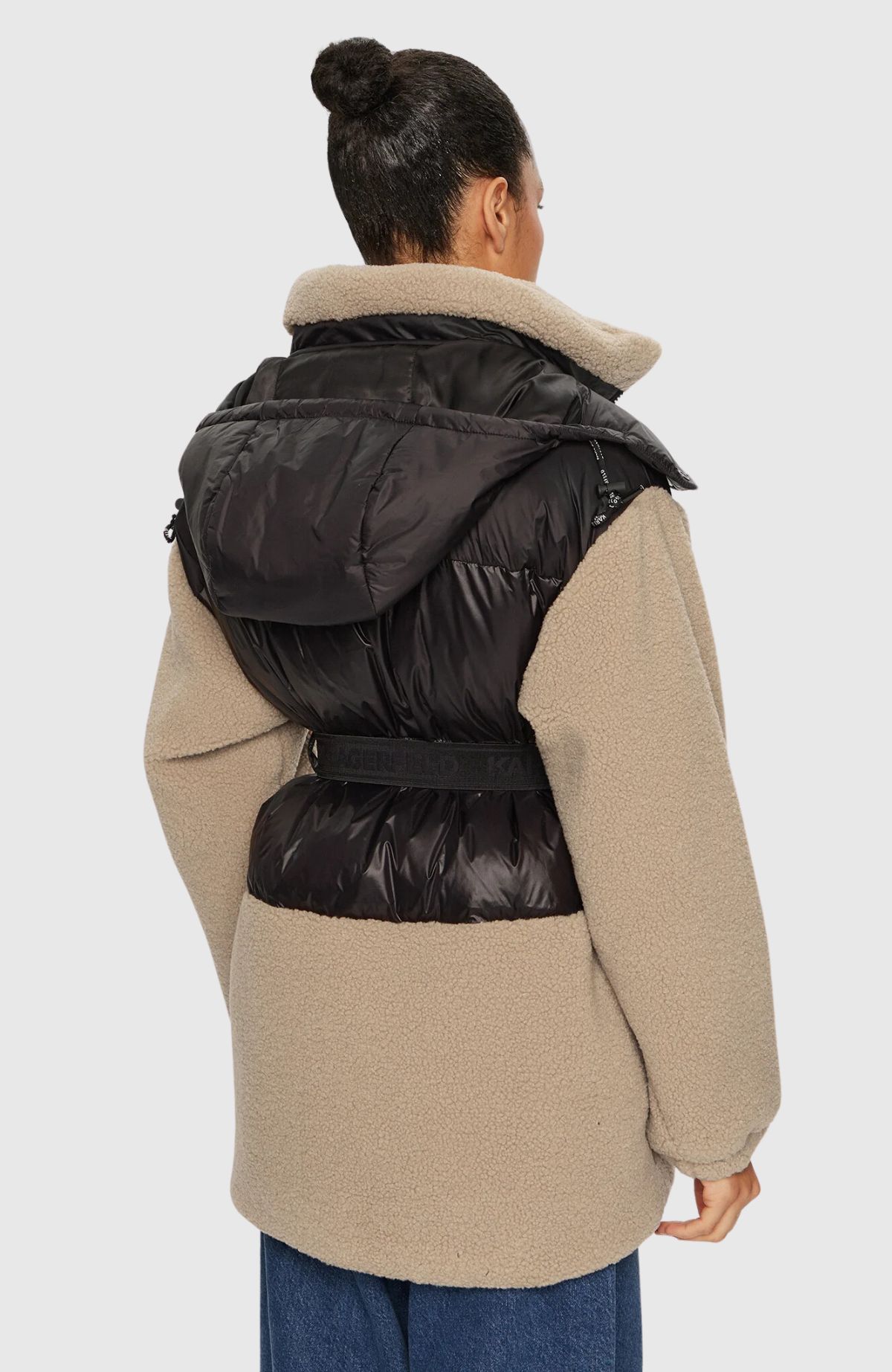 Shearling Mix Down Jacket