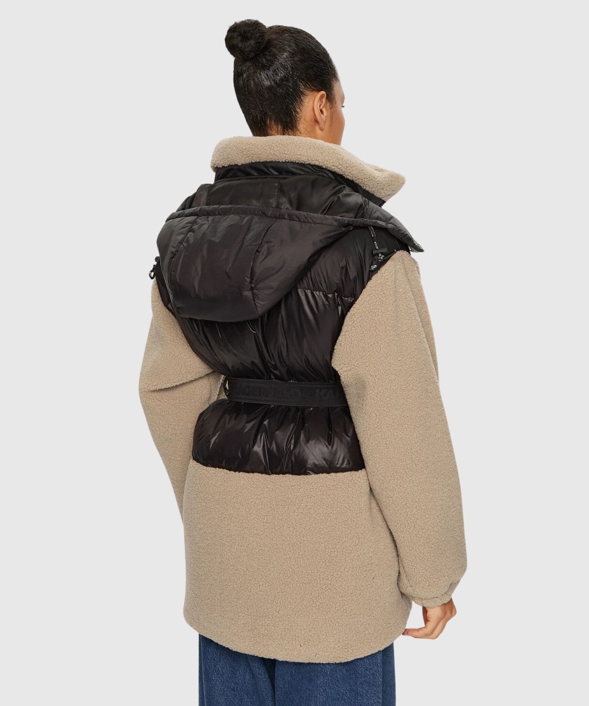 Shearling Mix Down Jacket