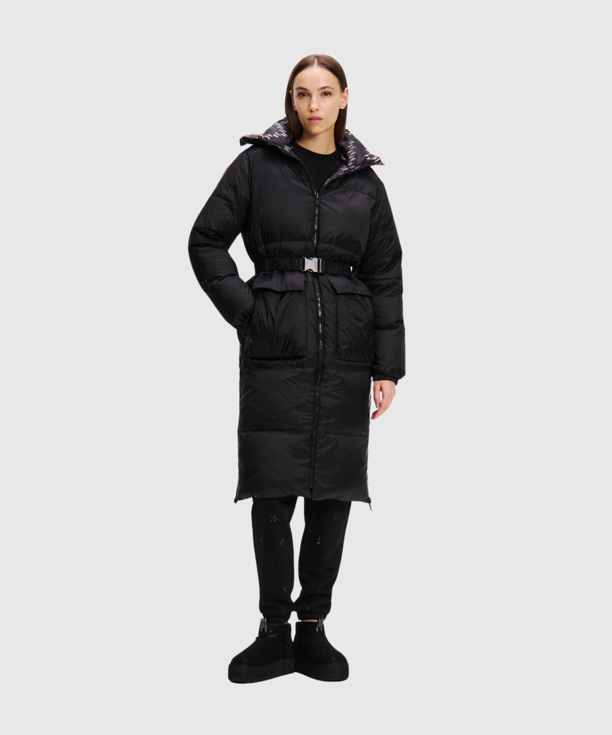 Reversible Long Down Coat