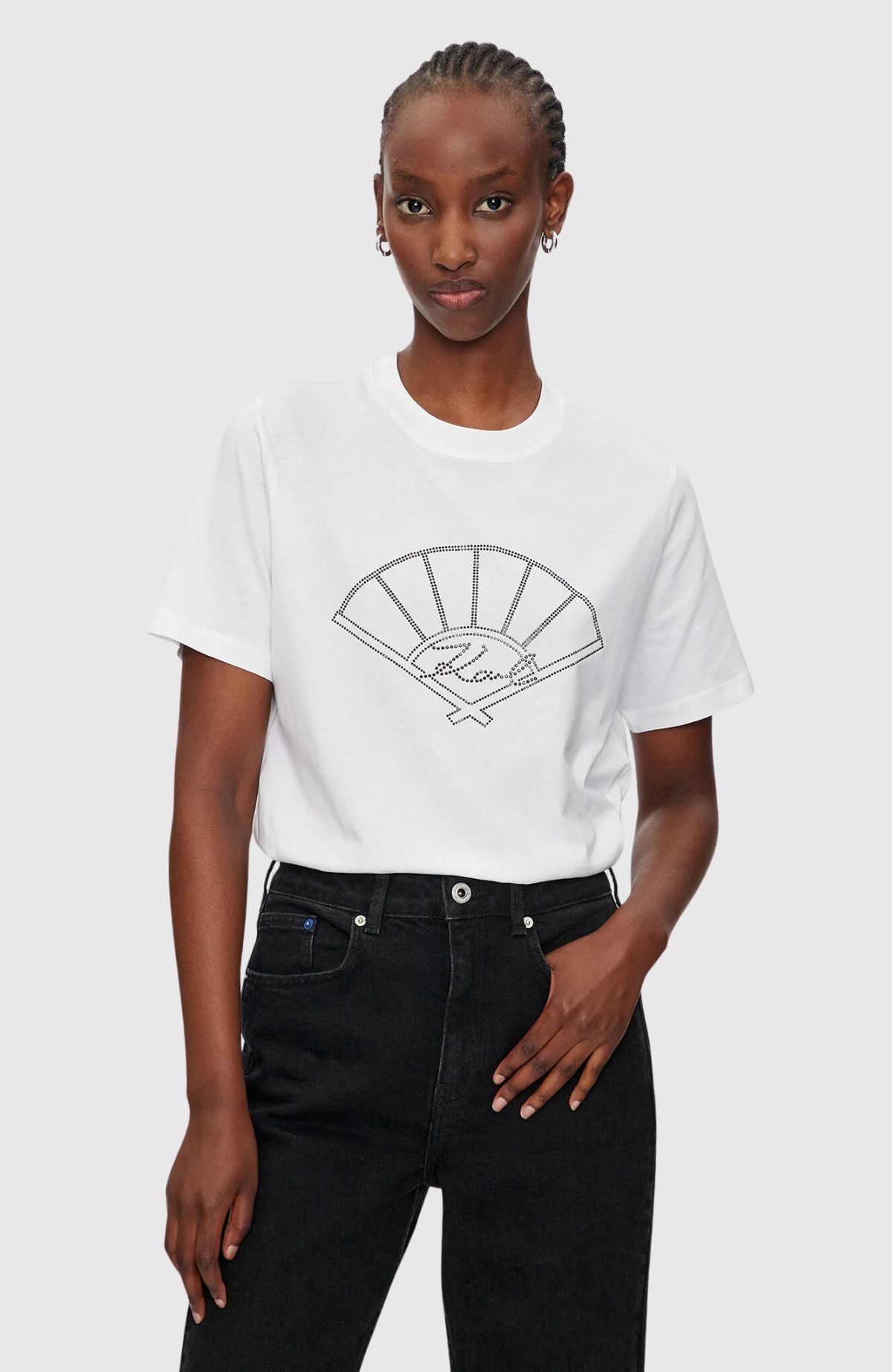 Fan Rhinestone T-Shirt