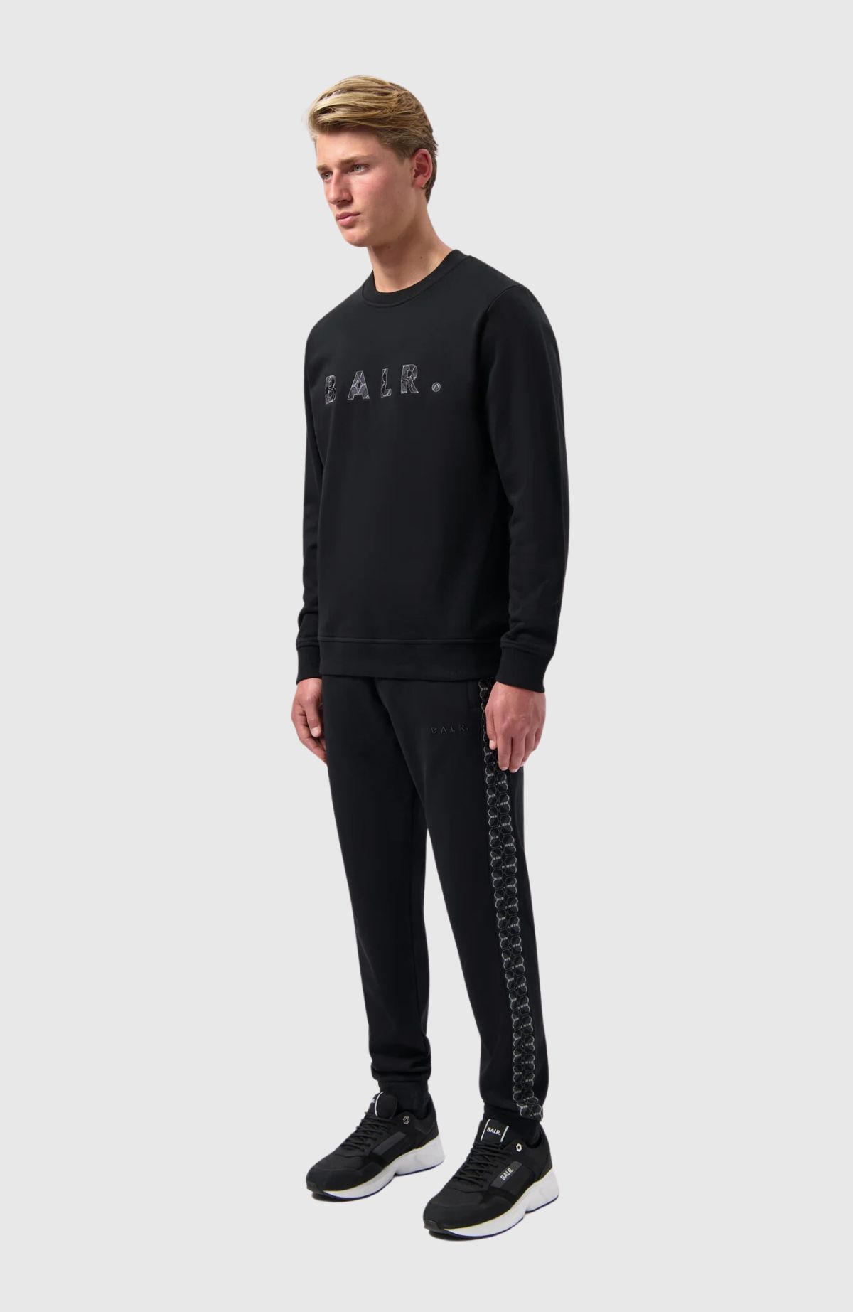 BALR. Monogram Embro Regular Fit Crewneck