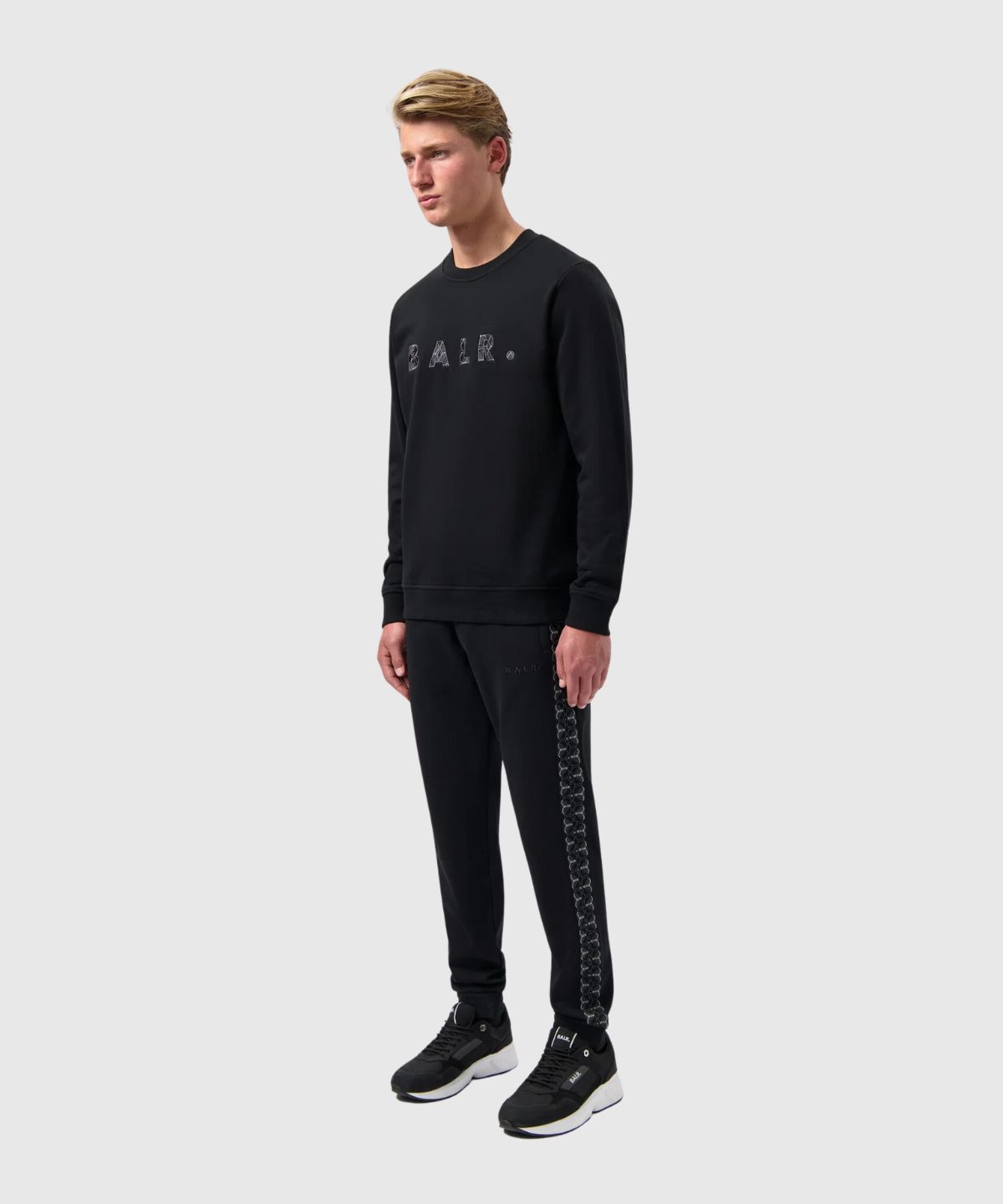 BALR. Monogram Embro Regular Fit Crewneck