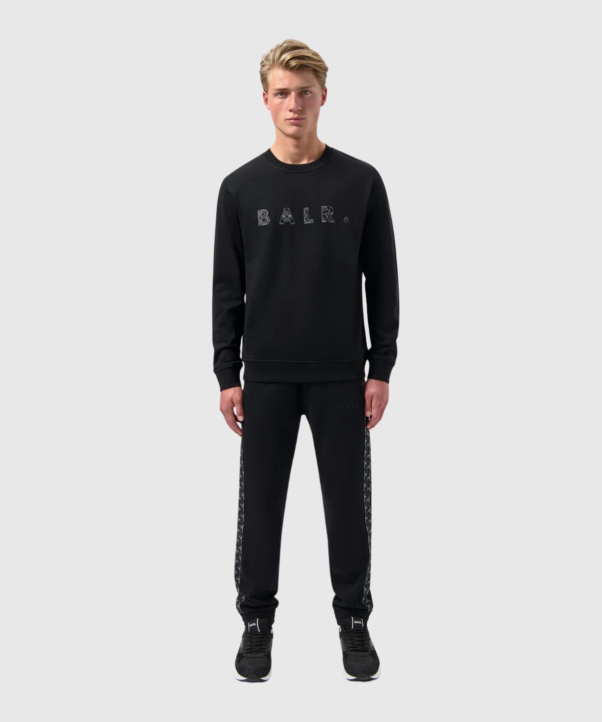 BALR. Monogram Embro Regular Fit Crewneck