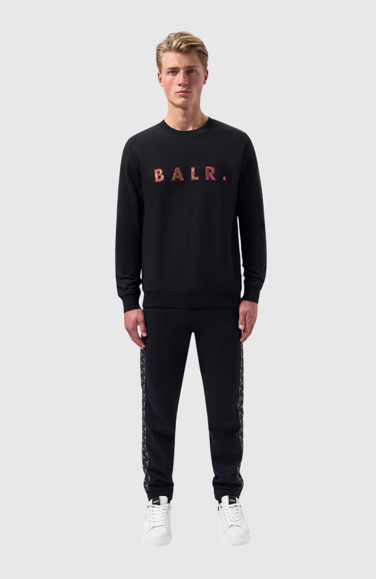 BALR. Monogram Embro Regular Fit Crewneck