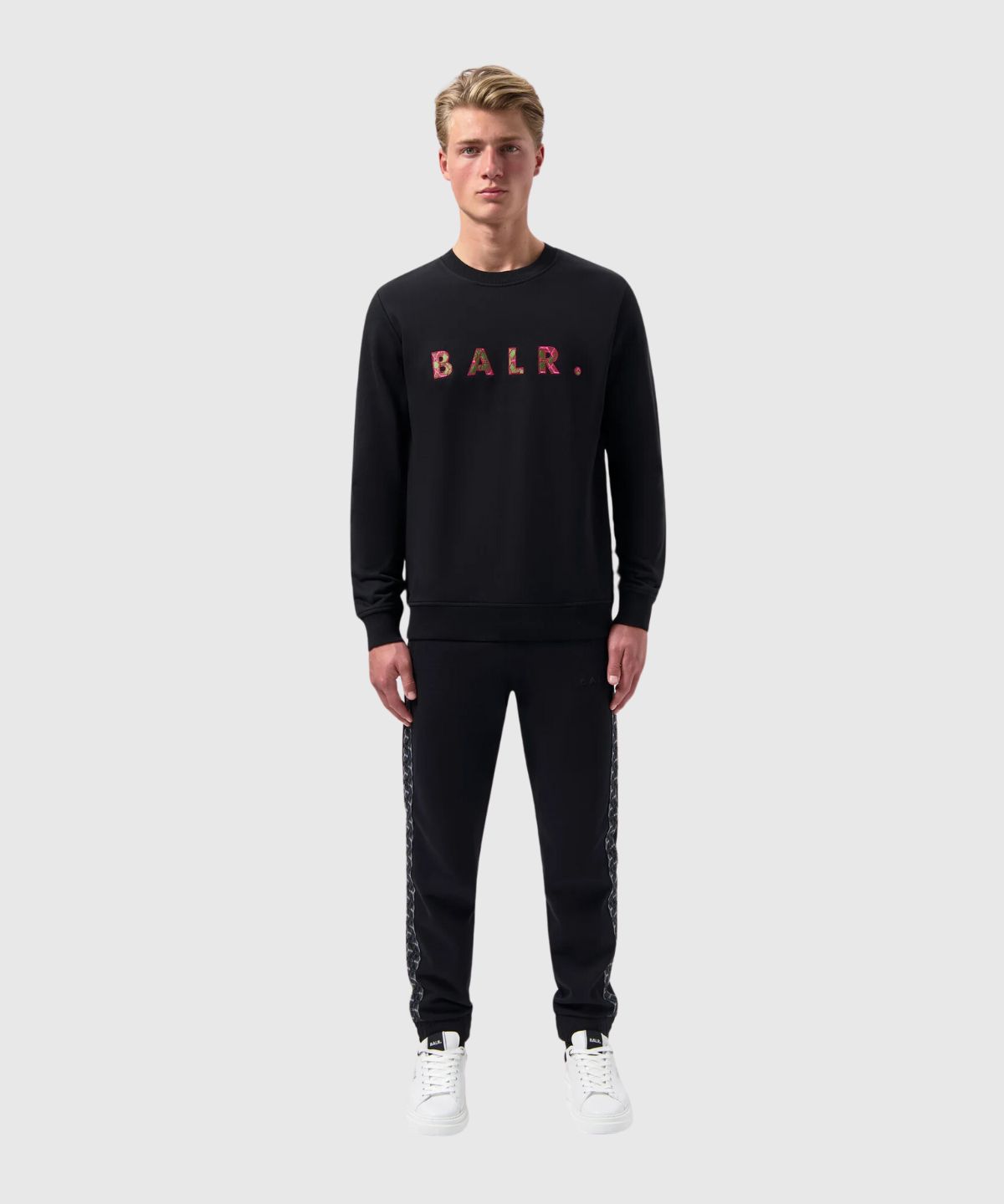 BALR. Monogram Embro Regular Fit Crewneck