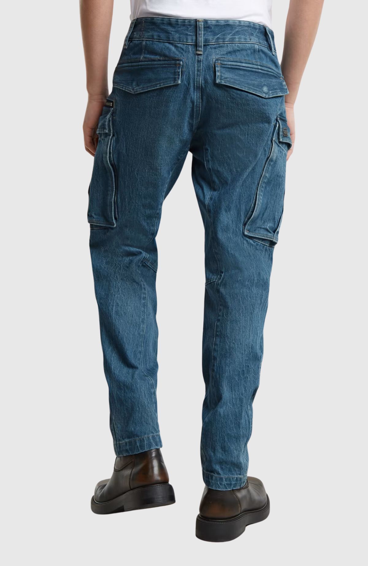 Rovic zip 3d regular tapered denim