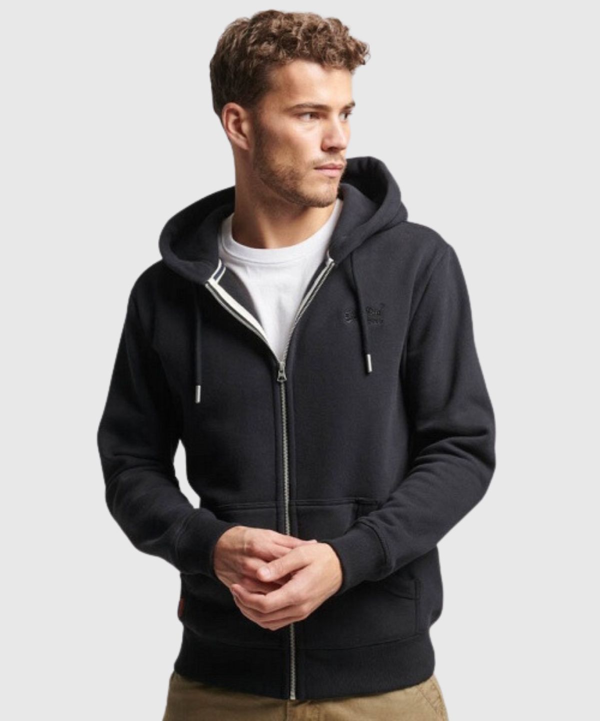 Essential Logo Zip Hoodie