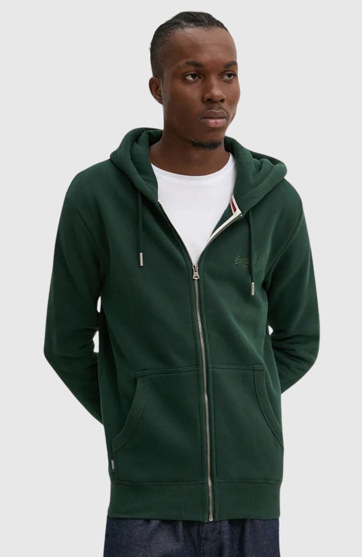 Essential Logo Zip Hoodie