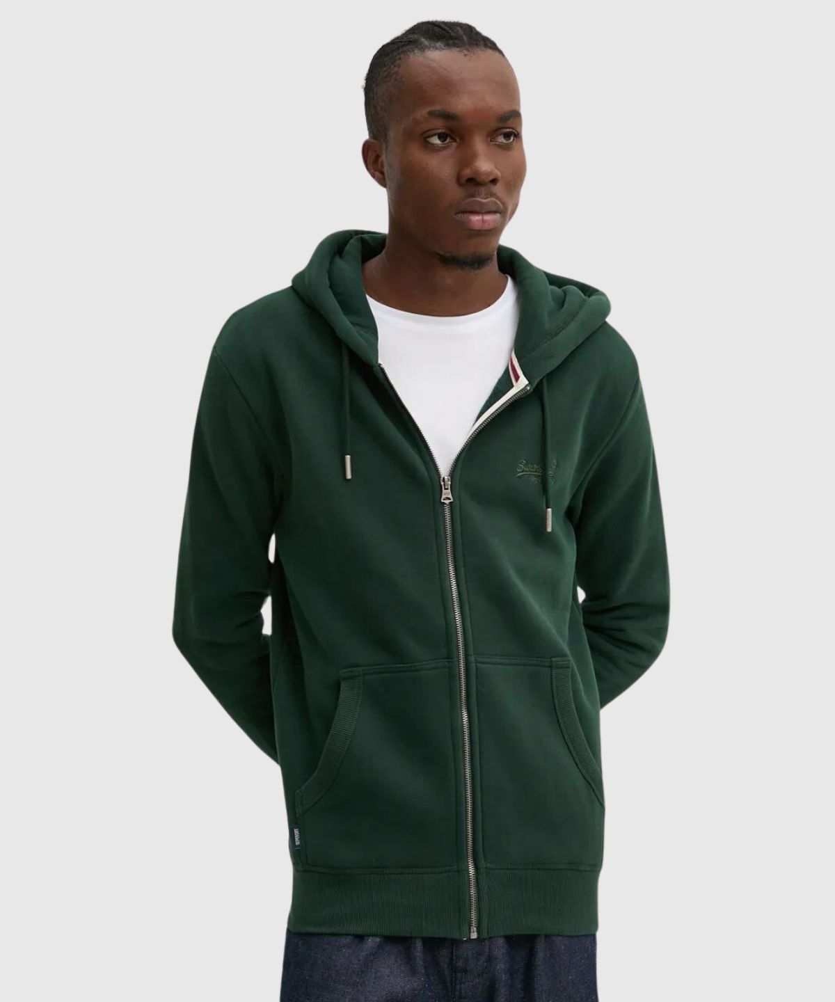 Essential Logo Zip Hoodie