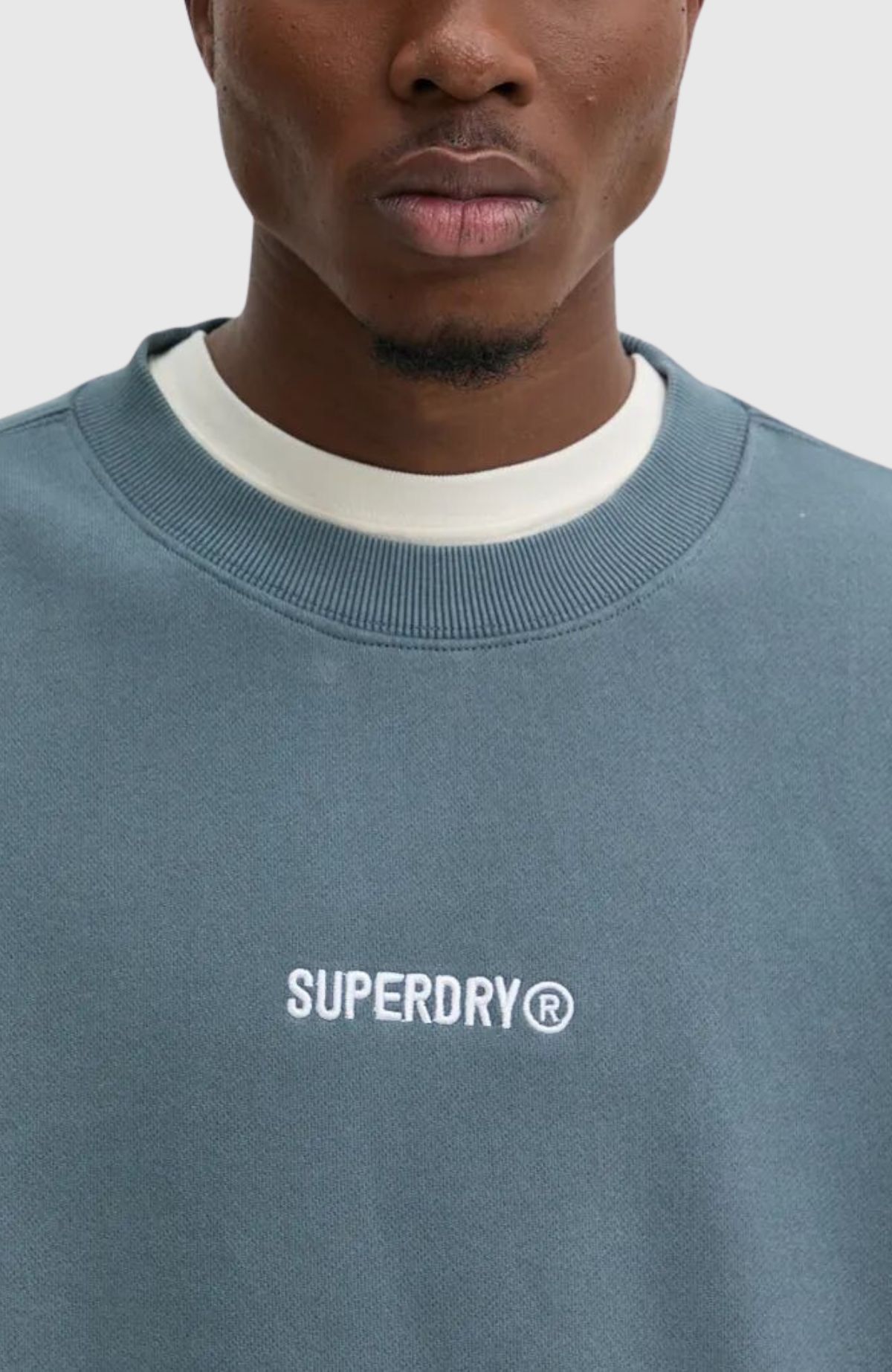 Micro Logo Graphic Loose Crew