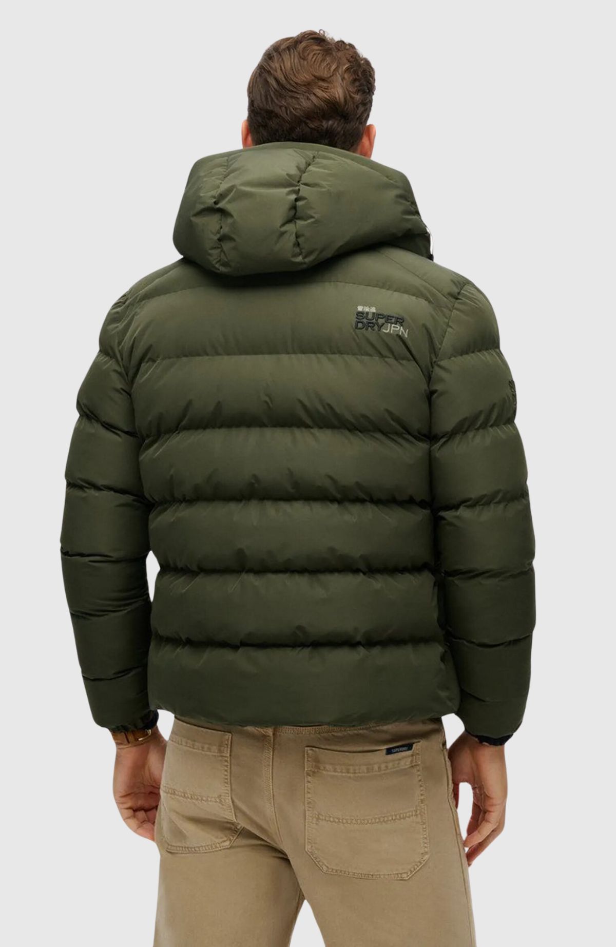 Hooded Sports Puffer Jacket