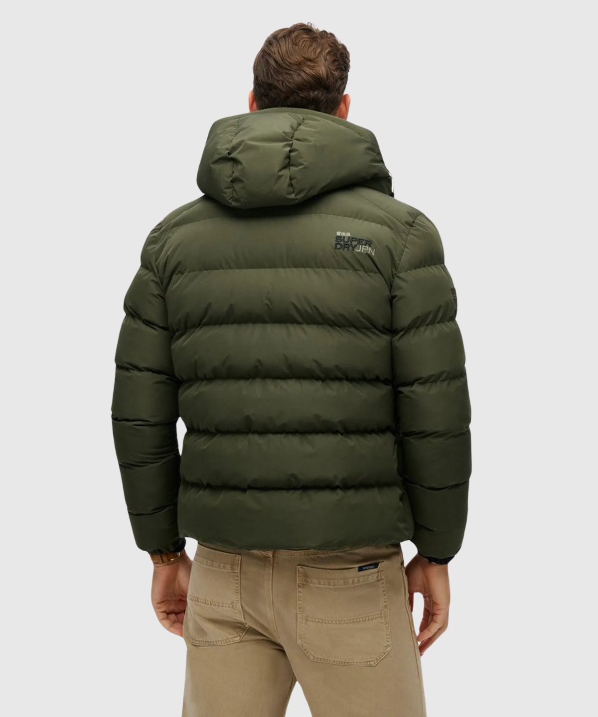 Hooded Sports Puffer Jacket