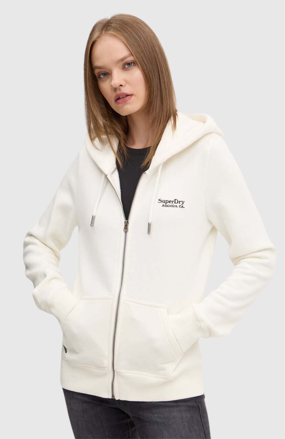 Essential Logo Zip Hoodie