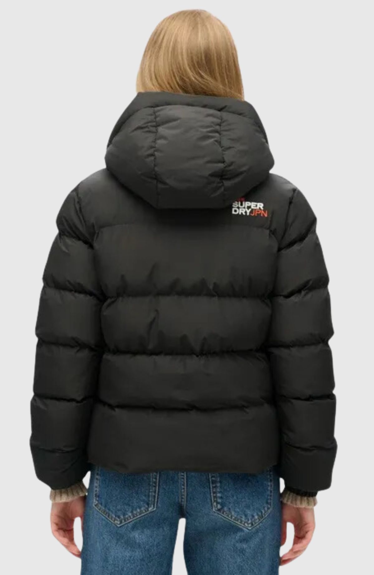 Hooded Sports Puffer Jacket