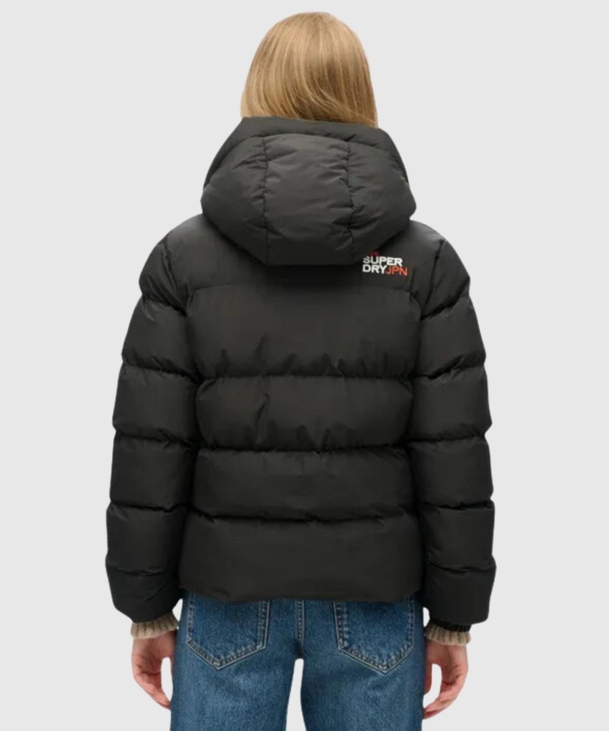 Hooded Sports Puffer Jacket