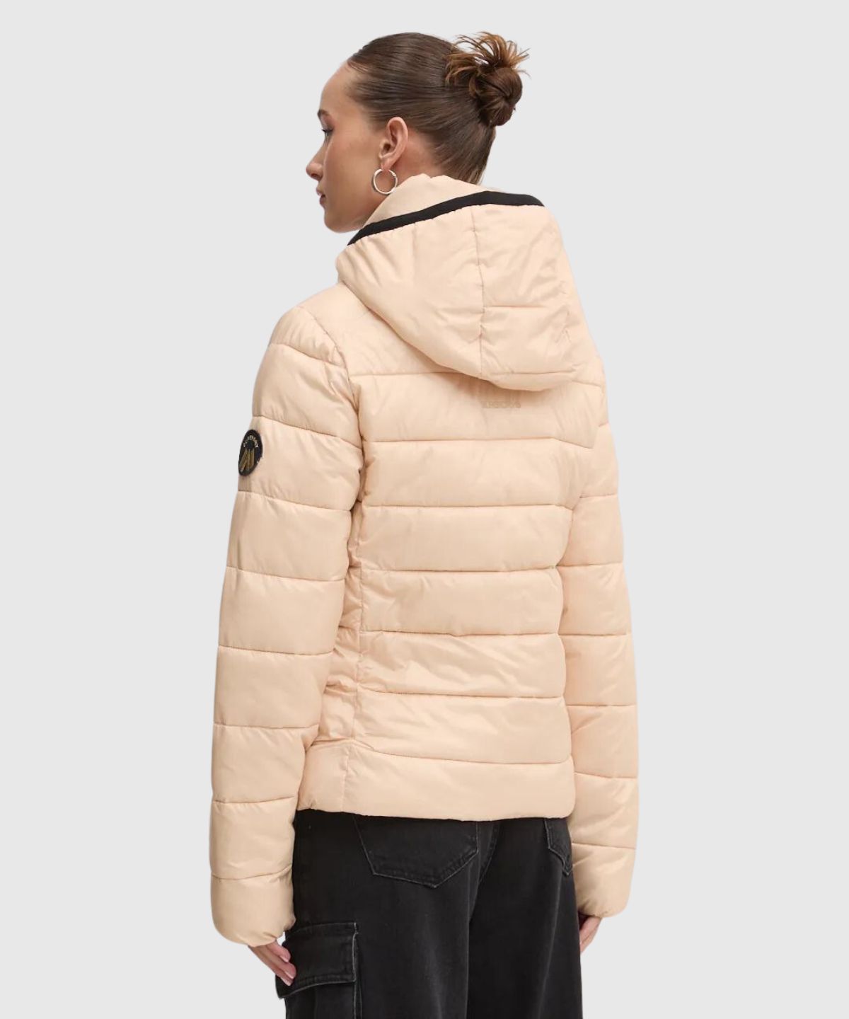 Hooded Fuji Quilt Padded Jkt