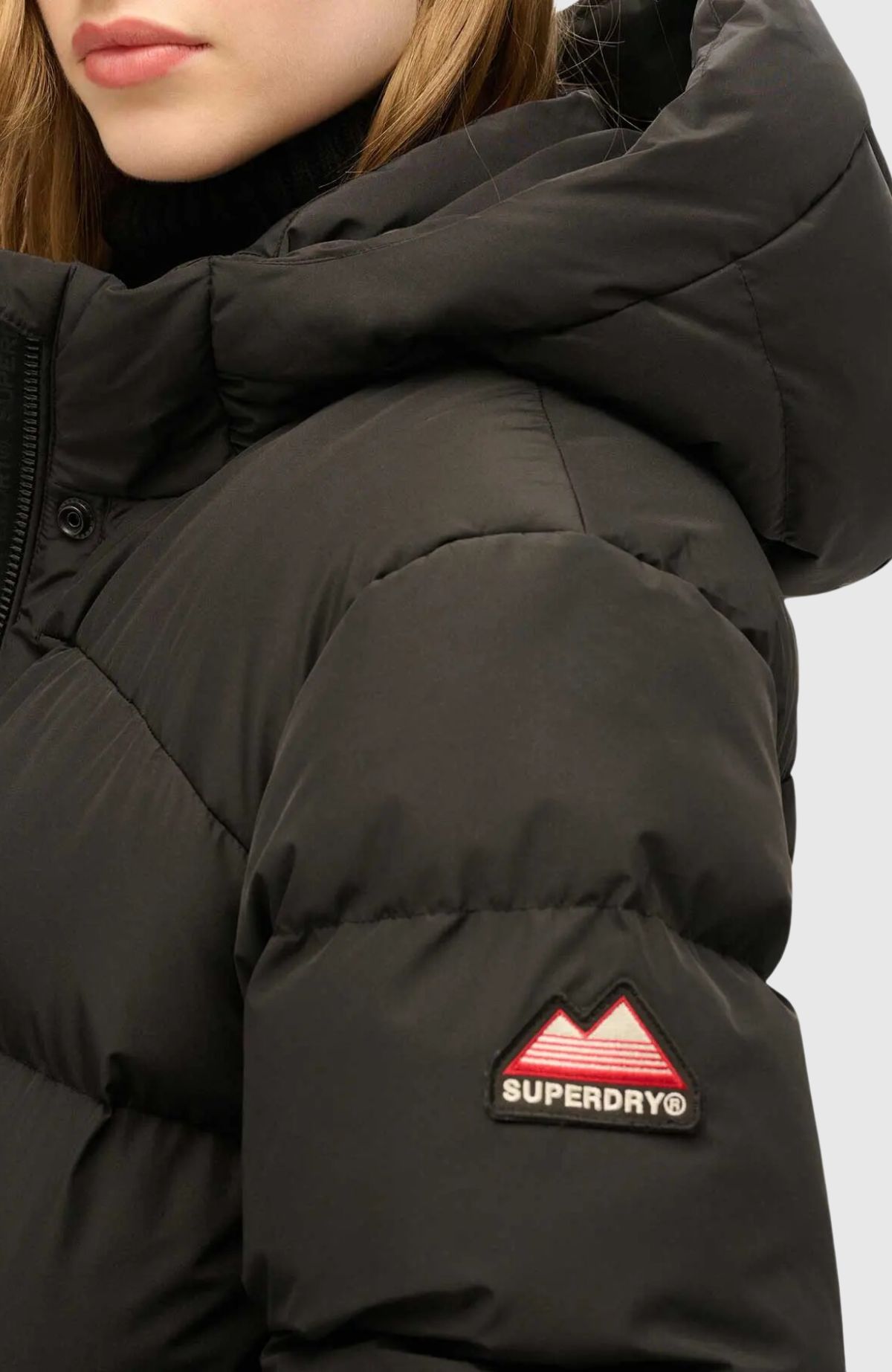 Hooded Sports Puffer Mid Jkt