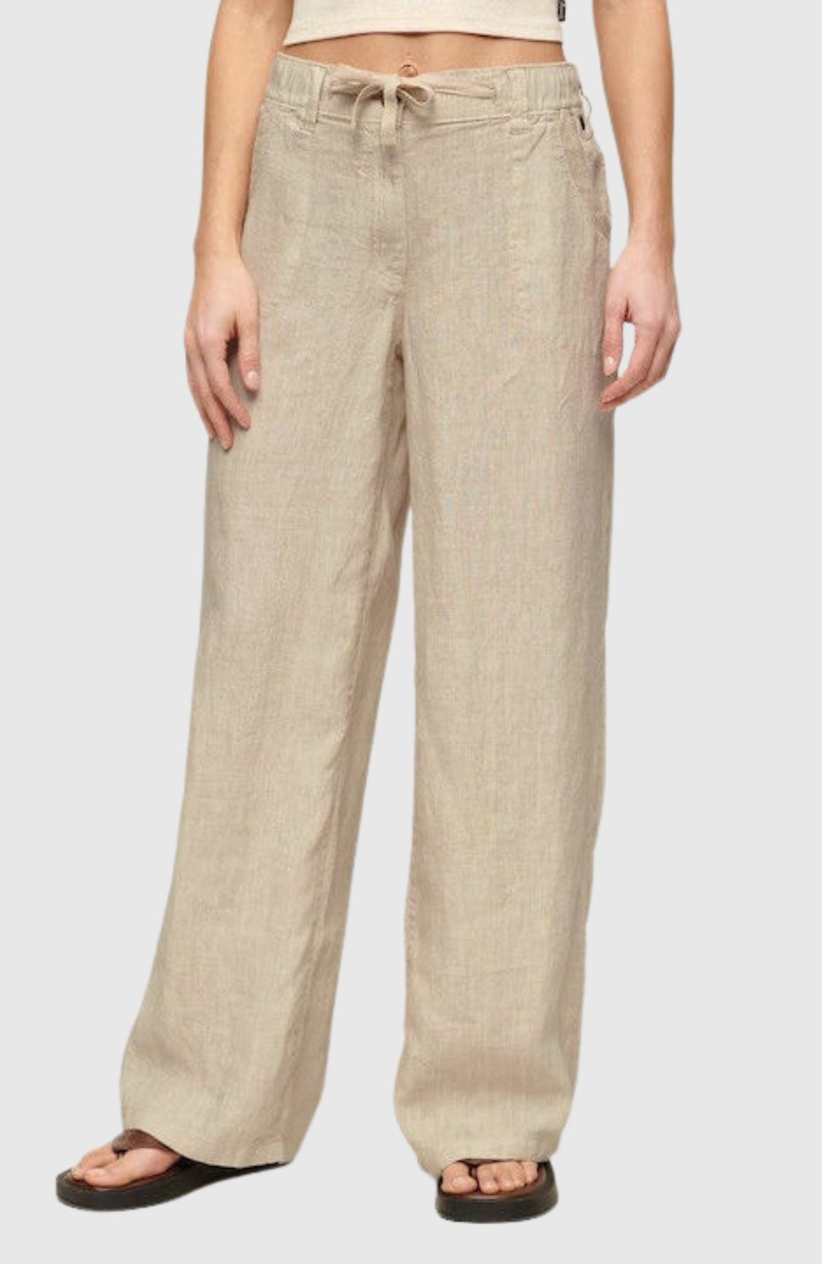 Linen Low Rise Pant