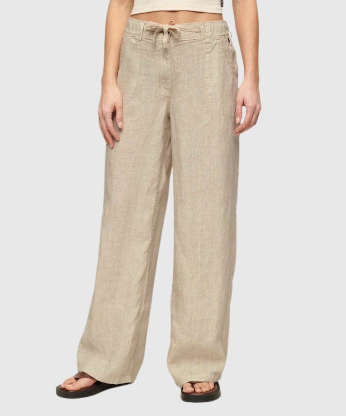 Linen Low Rise Pant