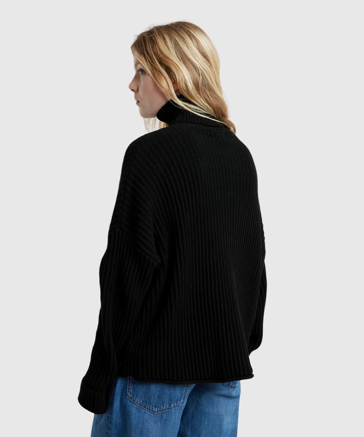 Loose turtle knit wmn